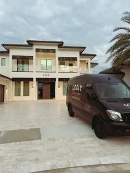 commercial cleaning service team member