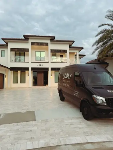 commercial cleaning service team member